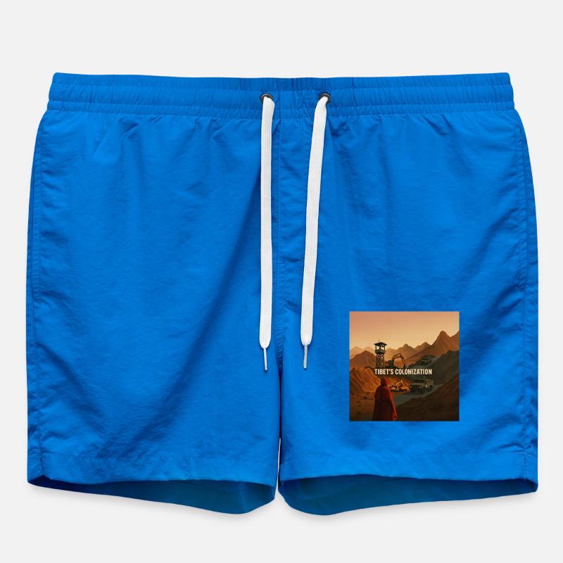 Tibet Colonization - Swim Trunks - cobalt blue
