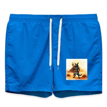 Half Human Egyptian Xylophone - Swim Trunks - cobalt blue - Front
