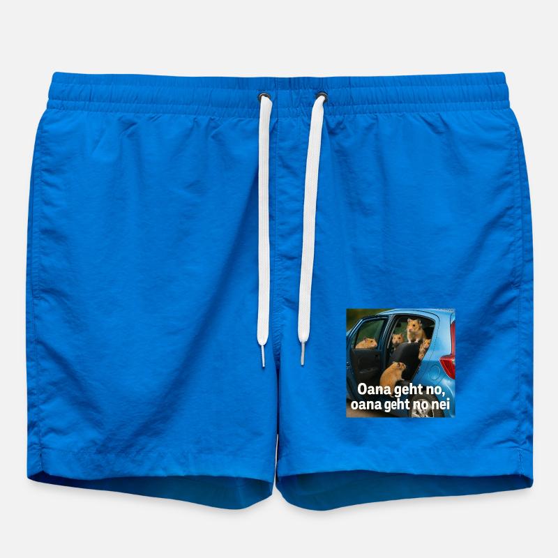Hamsterabenteuer_im_blauen_Auto - Badeshorts - Cobalt blue