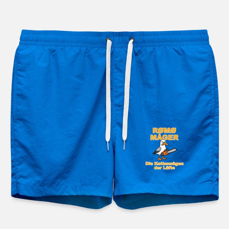 Rømø Måger, the Danish variant - Swim Trunks - cobalt blue