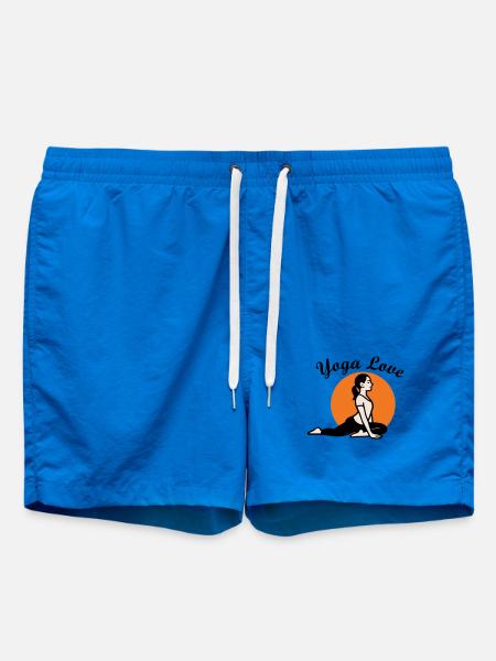 Yoga Love - Swim Trunks - cobalt blue