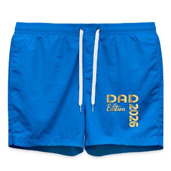 ANNONCE DE BÉBÉ PAPA 2026 - Short de bain - cobalt blue - Devant