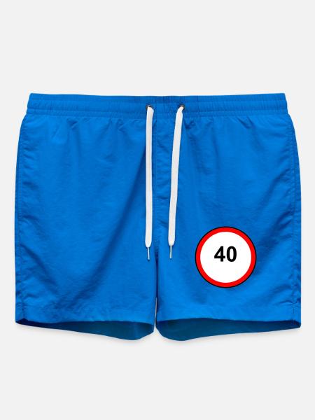 40sCircle Signet - Swim Trunks - cobalt blue