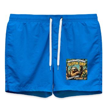 20 octobre – Journée internationale de la paresse - Short de bain - cobalt blue - Devant
