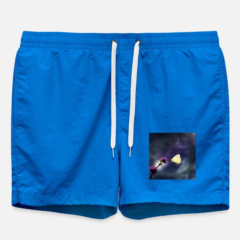 Approach in thunderstorm mood - Swim Trunks - cobalt blue