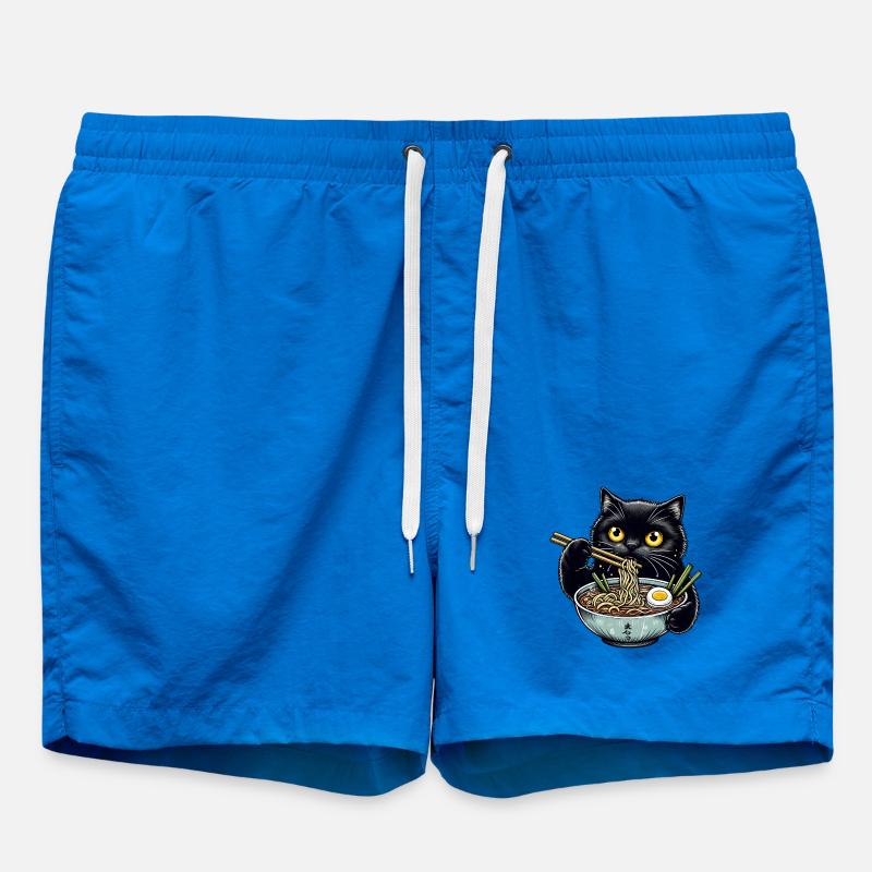Ramen Chat Noir - Short de bain - cobalt blue