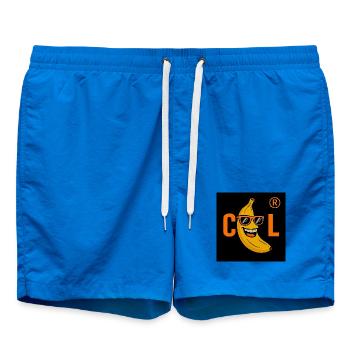 Coole Banane mit Sonnenbrille - Badeshorts - Cobalt blue - Vorne