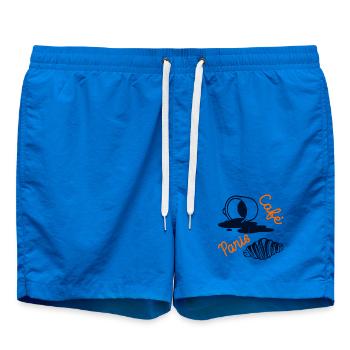 Croissant Coffee Paris - Swim Trunks - cobalt blue - Front