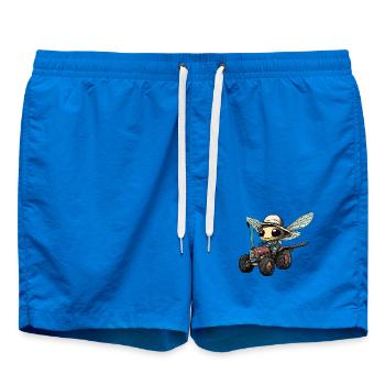 Exploitant de tracteurs libellules - Short de bain - cobalt blue - Devant - AI Model Male 185 light (185cm)