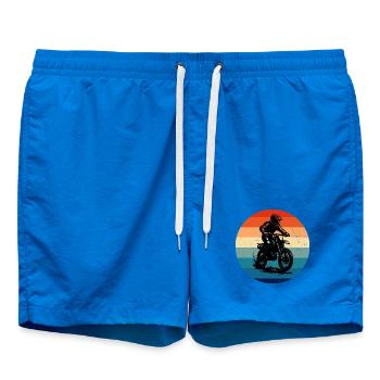 Great Motocross Gift for Motocross - Swim Trunks - cobalt blue - Front