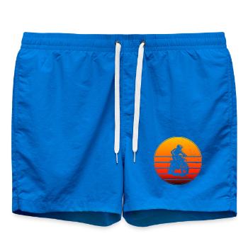 Grand cadeau de motocross pour le motocross - Short de bain - cobalt blue - Devant