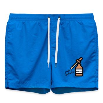 Zukunft Jahresvorsätze Geduld - Badeshorts - Cobalt blue - Vorne