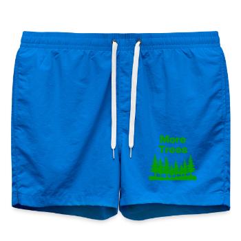 Plus d’arbres – Plus de forêt, plus de vie, amoureux de la nature - Short de bain - cobalt blue - Devant