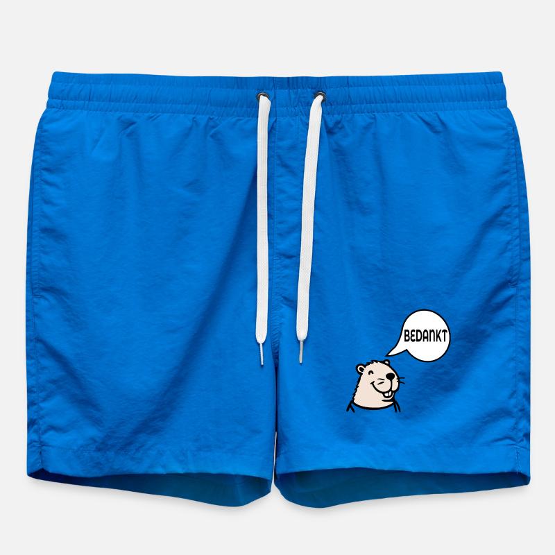 Capybara, danke - Badeshorts - Cobalt blue