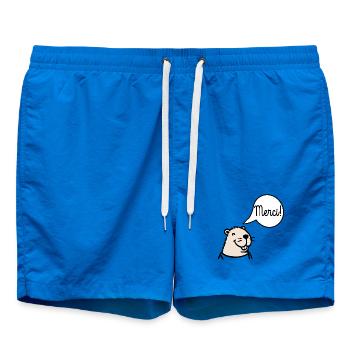 Merci Capybara - Short de bain - cobalt blue - Devant