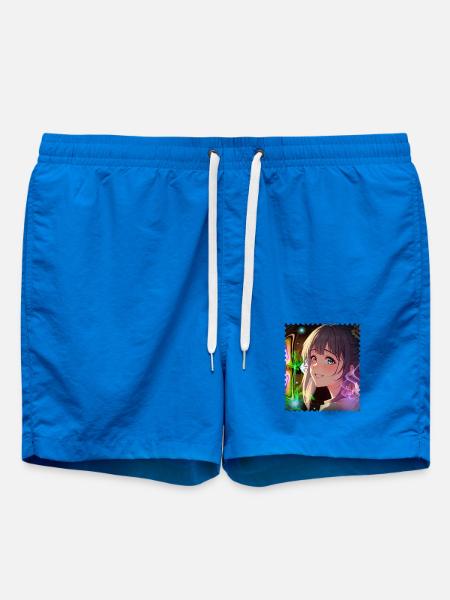 Magical Neon Dream Heroine - Swim Trunks - cobalt blue