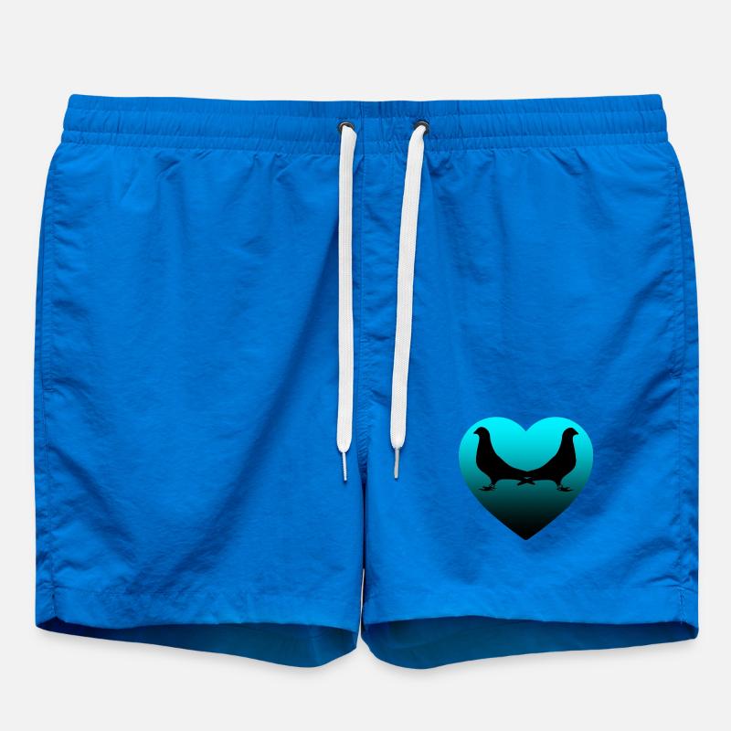 Doves - Swim Trunks - cobalt blue