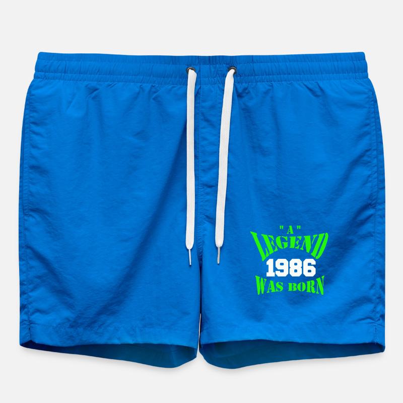 A Legend Was Born 1986 - Badeshorts - Cobalt blue