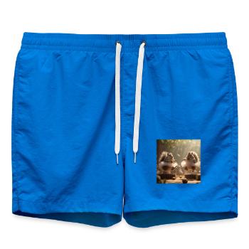 Tanzende Eichhörnchen im Tutu mit Eicheln - Badeshorts - Cobalt blue - Vorne
