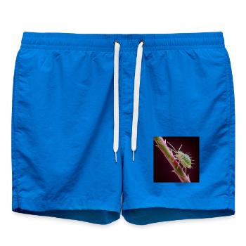 Macro des pucerons verts – Conception d’insectes exotiques - Short de bain - cobalt blue - Devant