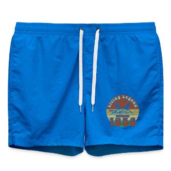 70th Birthday Living Legend since VIN 02/1956 - Swim Trunks - cobalt blue - Front