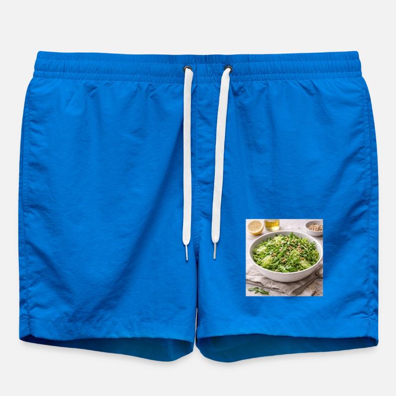Arugula Pine Nuts Salad - Swim Trunks - cobalt blue