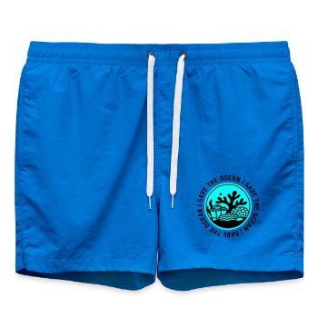 Save the Ocean - Swim Trunks - cobalt blue - Front