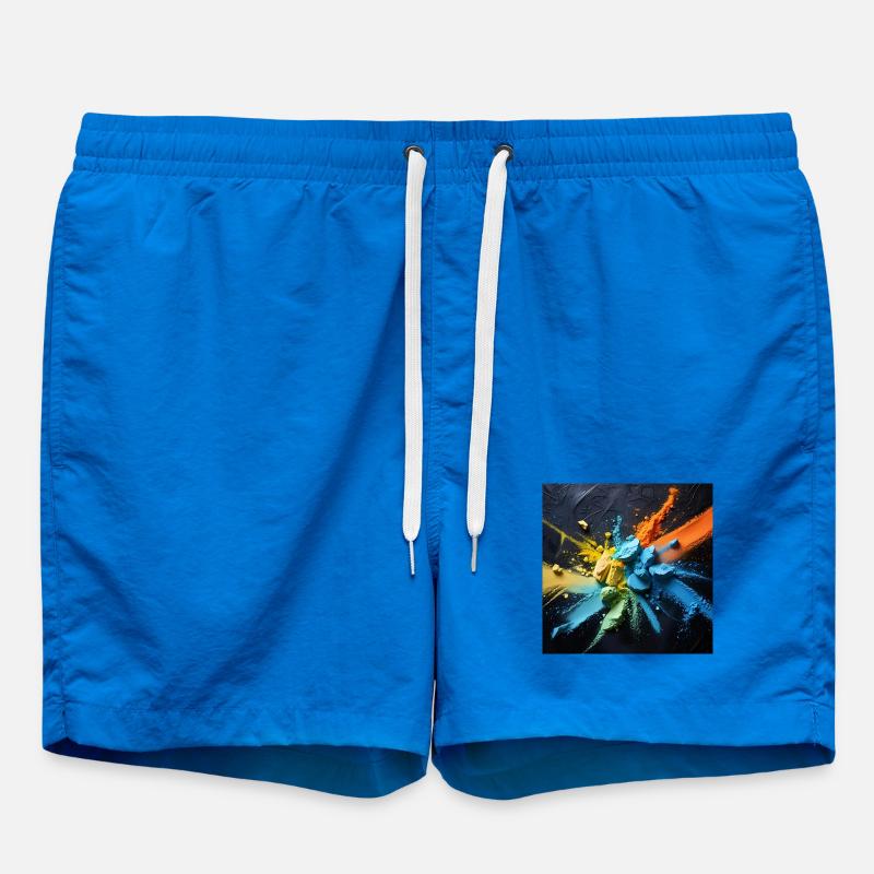 Rainbow dust explosion - Swim Trunks - cobalt blue
