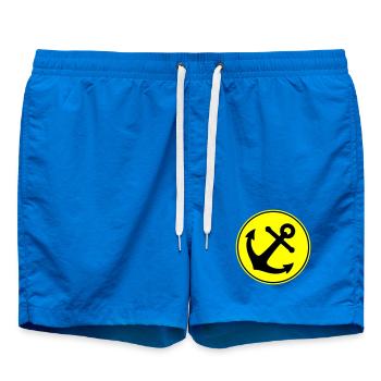 Anchor icon - Swim Trunks - cobalt blue - Front