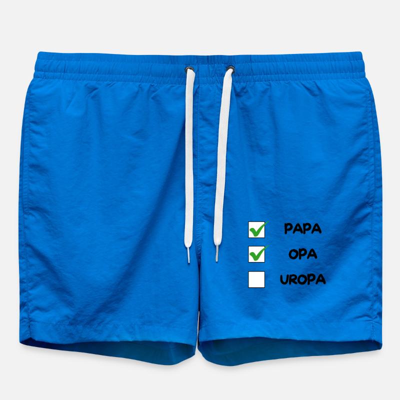 OPA Checklist - Swim Trunks - cobalt blue