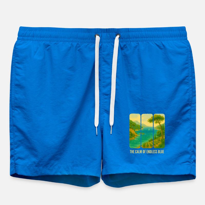 Die Ruhe des blauen Horizonts - Badeshorts - Cobalt blue