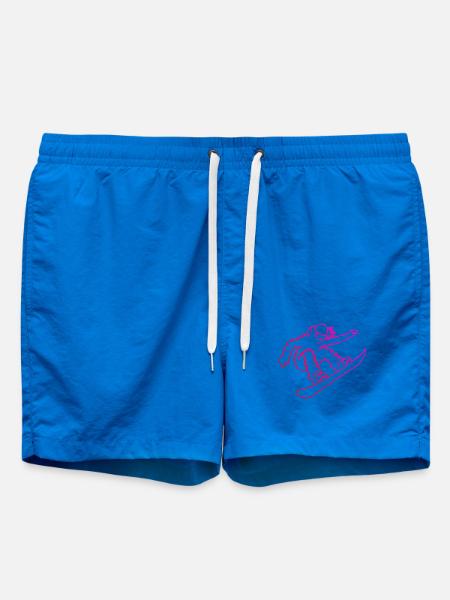 Ein Motiv nur für Snowboard für Frauen - Badeshorts - Cobalt blue