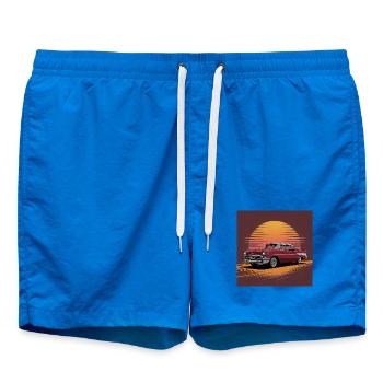 Sunset Drive Classic Car - Badeshorts - Cobalt blue - Vorne