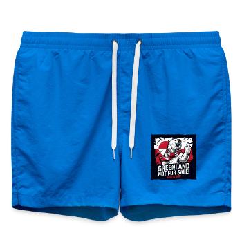 Greenland Not For Sale - Hands Off - Eisbär - Badeshorts - Cobalt blue - Vorne