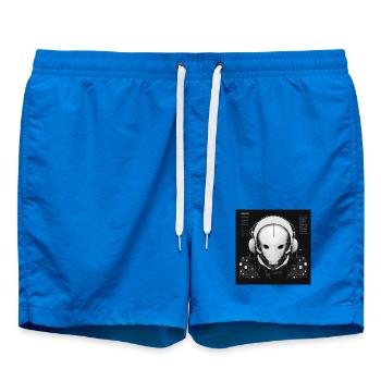 One Bulky Mech - Couverture de la séquence de limon - Short de bain - cobalt blue - Devant