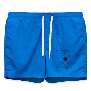 Nature is the Art of God - Badeshorts - Cobalt blue - Vorne