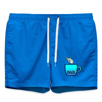Fishing Dad Kaffee - Badeshorts - Cobalt blue - Vorne