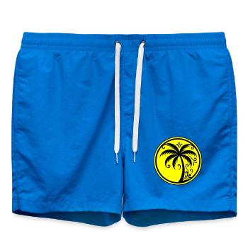 Plage icône des palmiers - Short de bain - cobalt blue - Devant