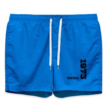 Vintage 1973 - Swim Trunks - cobalt blue - Front