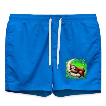 La paresse dort sur la Lune - Short de bain - cobalt blue - Devant