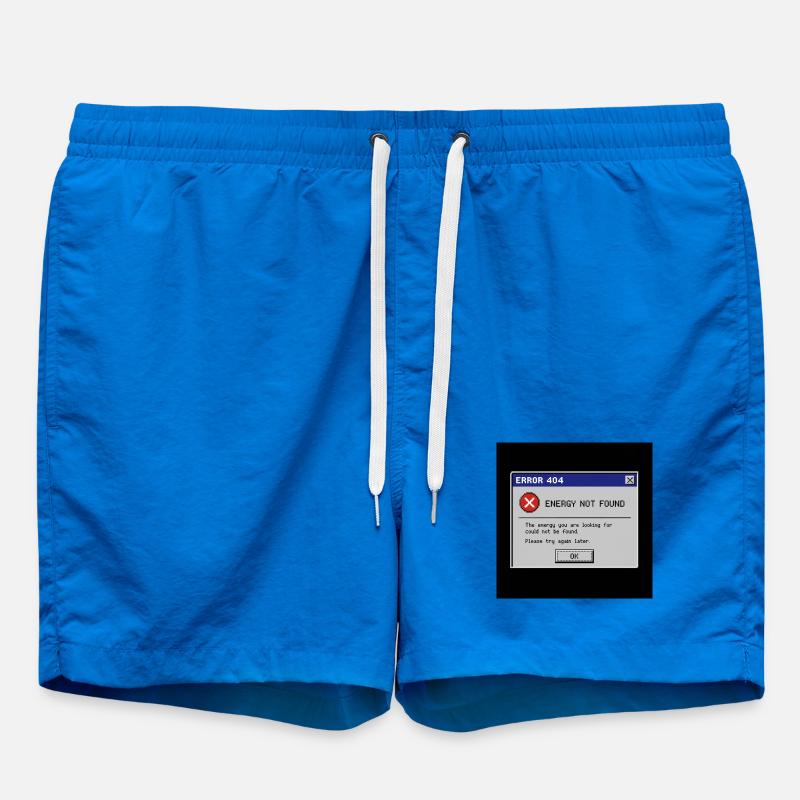 Error 404 Energy Not Found - Swim Trunks - cobalt blue