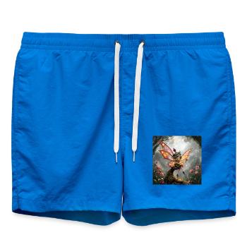 Steampunk-Fee mit Flügeln - Badeshorts - Cobalt blue - Vorne