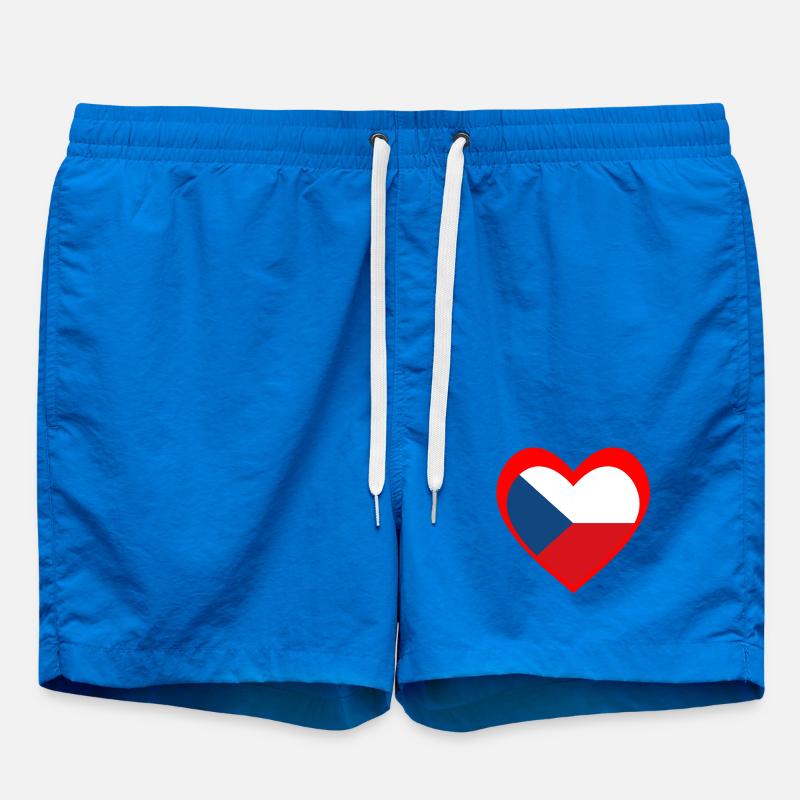 Červené Srdce Česko - Badeshorts - Cobalt blue