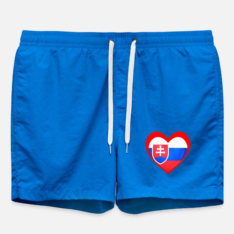 Červené Srdce Slovensko - Swim Trunks - cobalt blue