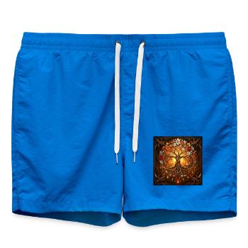 Luminescent Life Tree - Swim Trunks - cobalt blue - Front
