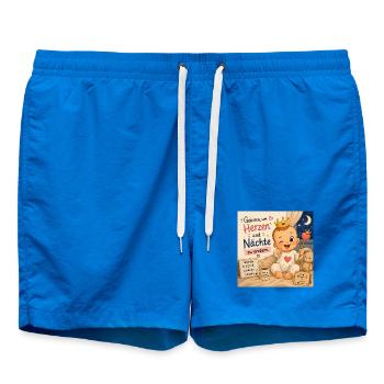 Geboren um Herzen zu Erobern - Badeshorts - Cobalt blue - Vorne