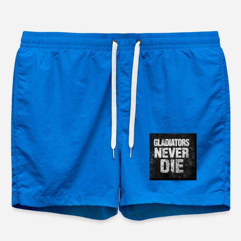 Gladiators Never Die Grunge - Swim Trunks - cobalt blue