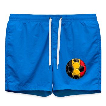 The whole of Belgium is behind our man - Swim Trunks - cobalt blue - Front