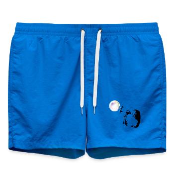 bubble shot - Swim Trunks - cobalt blue - Front
