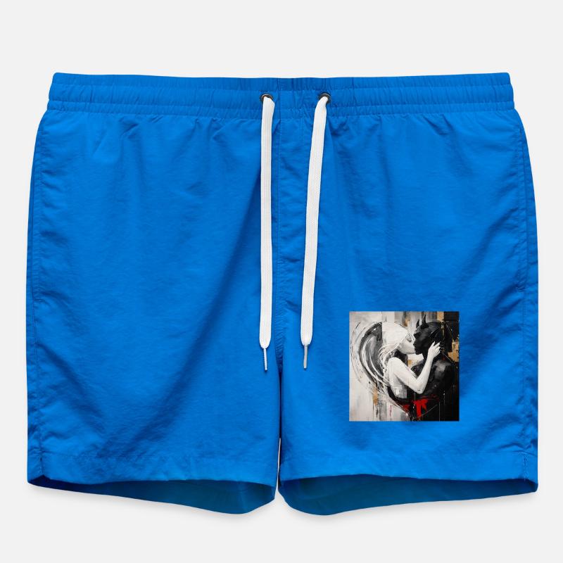 Light meets shadow Lovers - Swim Trunks - cobalt blue